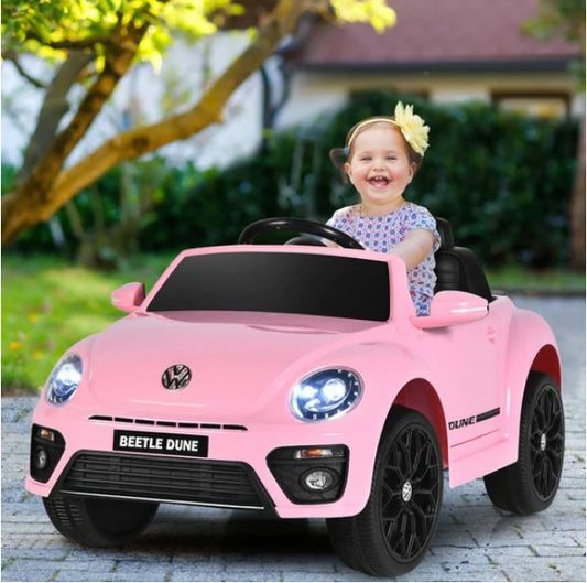 Volkswagen Beetle 12V Kids Ride On Car with Remote Control - Couch Potato