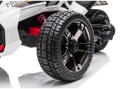 2026 24V 3 Wheel SPIDER 2 Seater Ride On Motorcycle Age 3 to 7 - Couch Potato