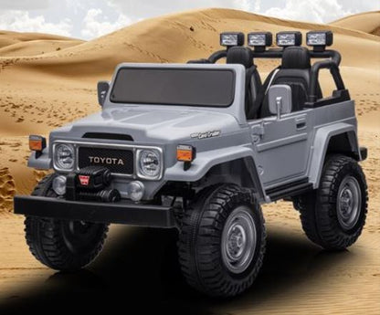 2026 24V Toyota FJ - 40 2 Seater Kids Ride On Car with Remote Control DELUXE - Couch Potato