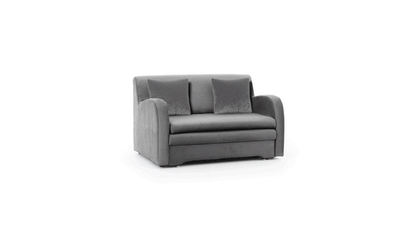Ario Condo Style 2 Seater Storage Sleeper Sofa - Grey