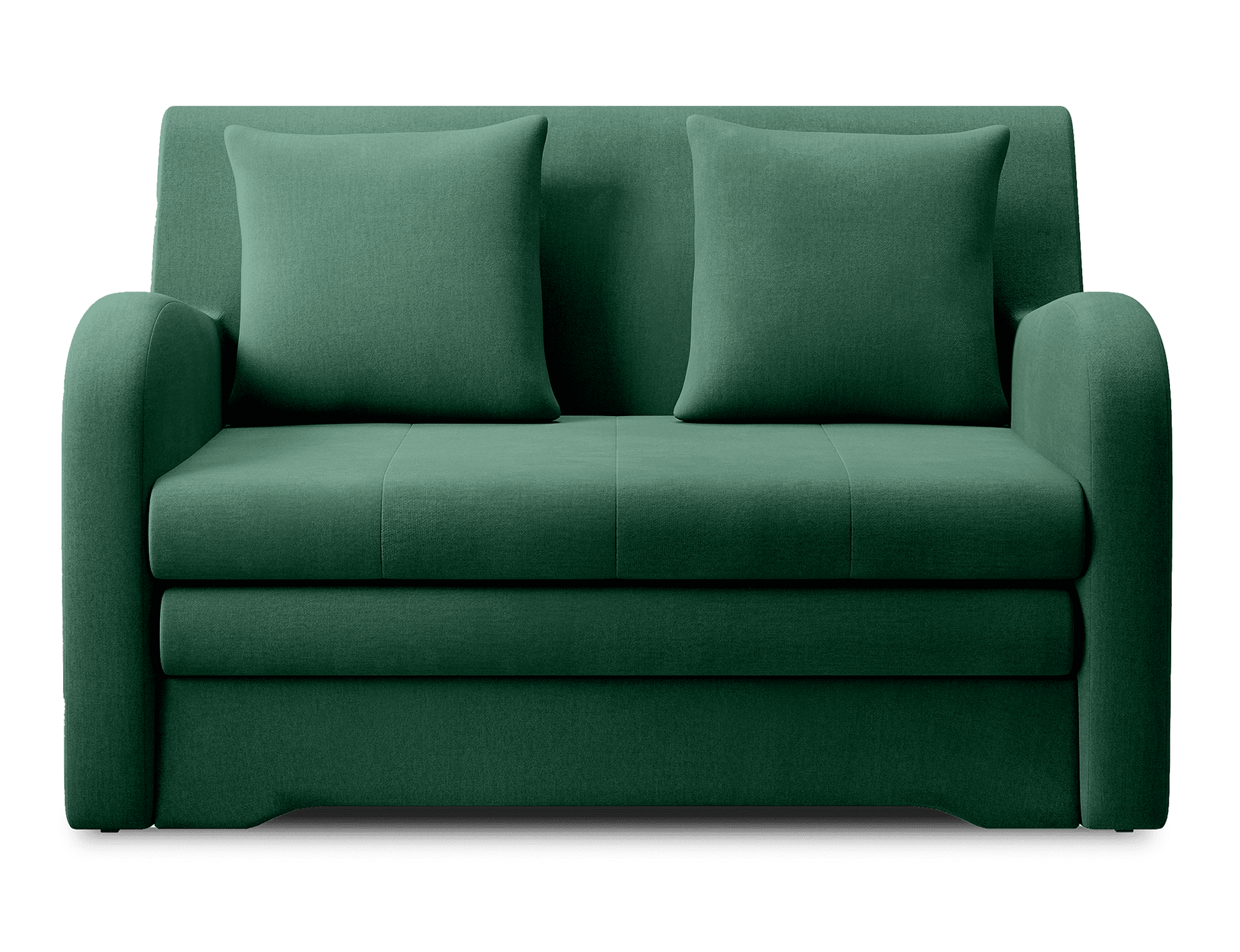 Ario Condo Style 2 Seater Storage Sleeper Sofa - Green - Couch Potato