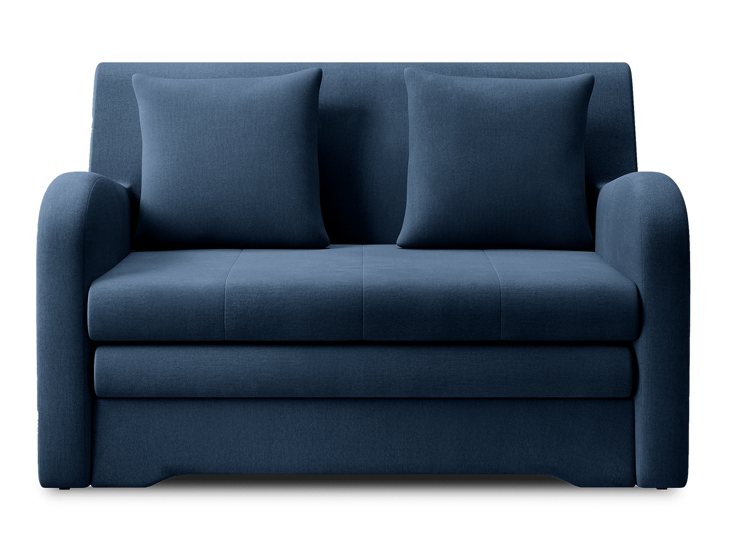 Ario Condo Style 2 Seater Storage Sleeper Sofa - Blue - Couch Potato