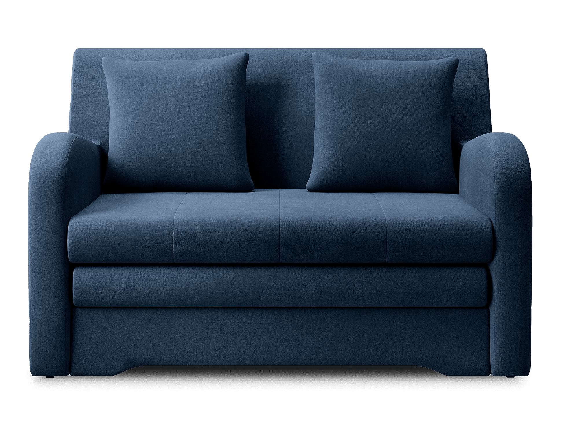Ario Condo Style 2 Seater Storage Sleeper Sofa - Blue - Couch Potato