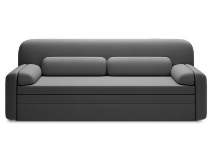 Elioss 3 Seater Storage Sleeper Sofa - Dark Grey - Couch Potato