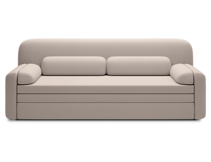 Elioss 3 Seater Storage Sleeper Sofa - Beige - Couch Potato