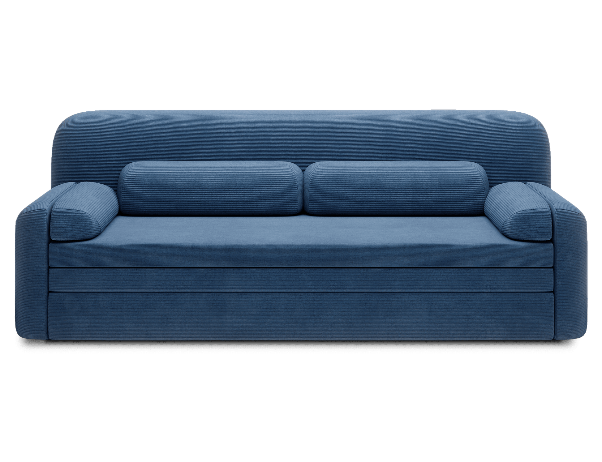 Elioss 3 Seater Storage Sleeper Sofa - Blue - Couch Potato