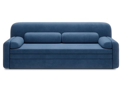 Elioss 3 Seater Storage Sleeper Sofa - Blue - Couch Potato