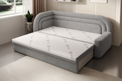 Fabillo Storage Sleeper Sofa - Light Grey - Couch Potato