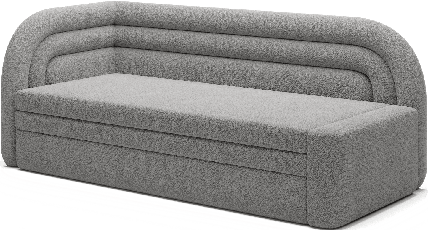 Fabillo Storage Sleeper Sofa - Light Grey - Couch Potato