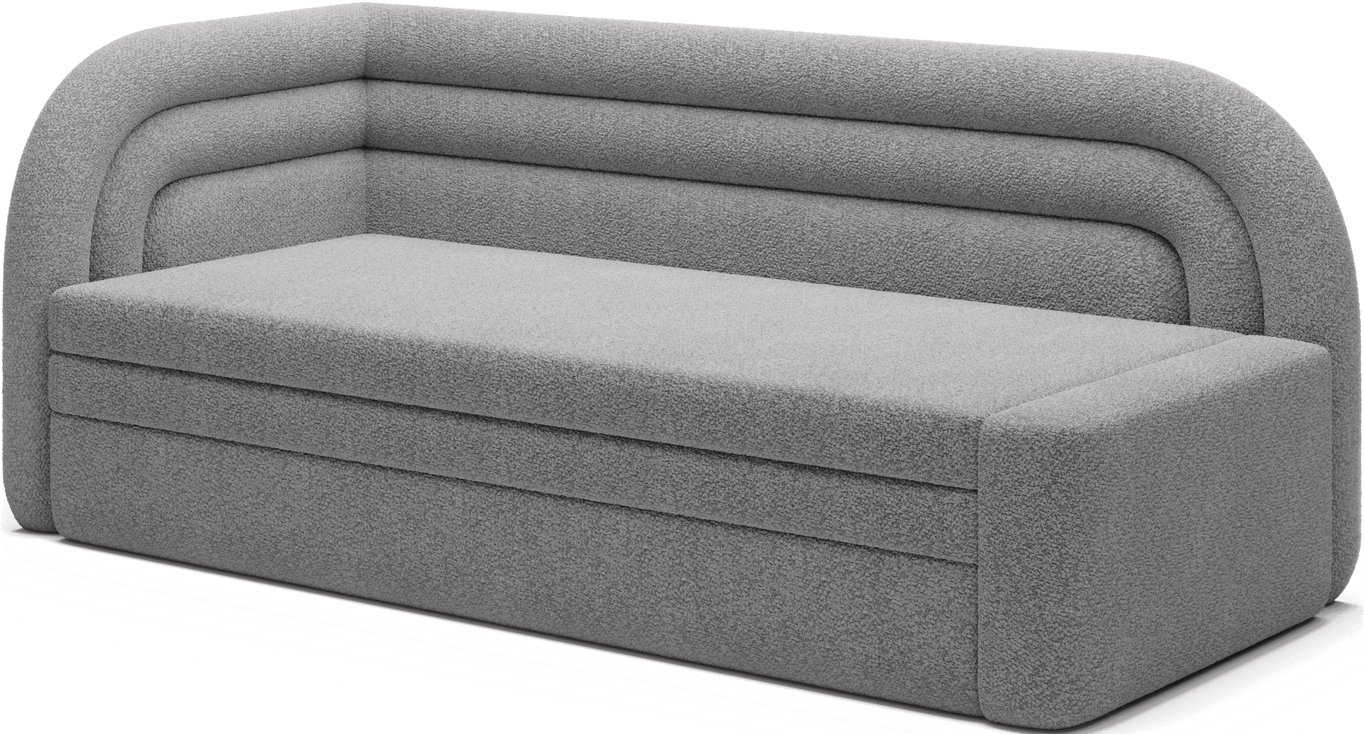 Fabillo Storage Sleeper Sofa - Light Grey - Couch Potato