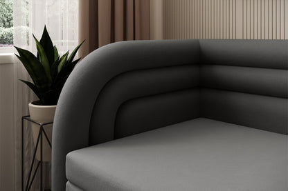 Fabillo Storage Sleeper Sofa - Dark Grey - Couch Potato
