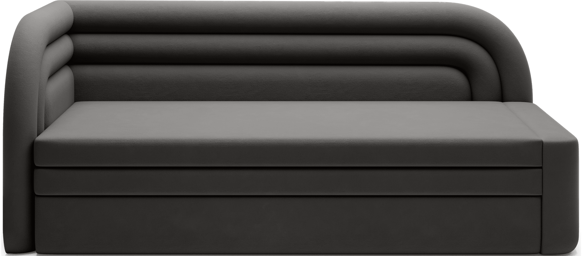 Fabillo Storage Sleeper Sofa - Dark Grey - Couch Potato