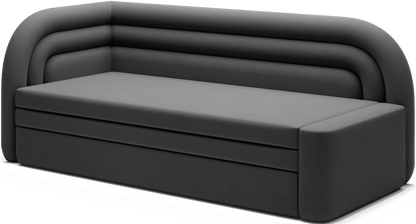 Fabillo Storage Sleeper Sofa - Dark Grey - Couch Potato