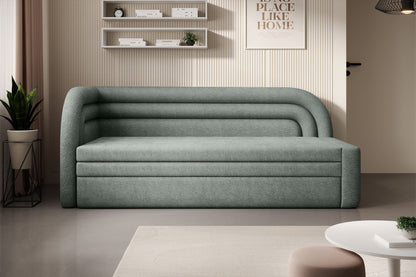 Fabillo Storage Sleeper Sofa - Moss Green - Couch Potato