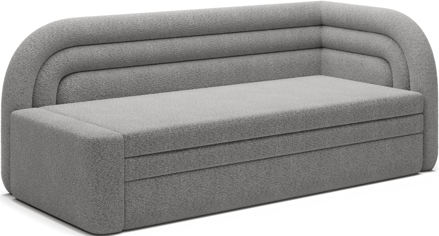 Fabillo Storage Sleeper Sofa - Light Grey - Couch Potato