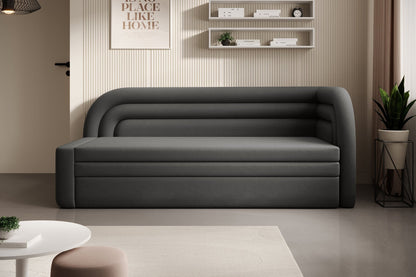 Fabillo Storage Sleeper Sofa - Dark Grey - Couch Potato