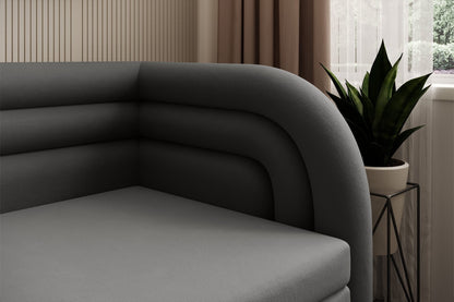 Fabillo Storage Sleeper Sofa - Dark Grey - Couch Potato
