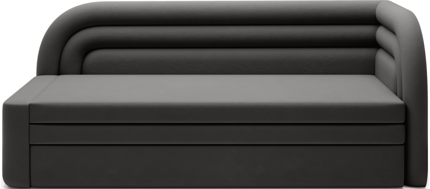 Fabillo Storage Sleeper Sofa - Dark Grey - Couch Potato