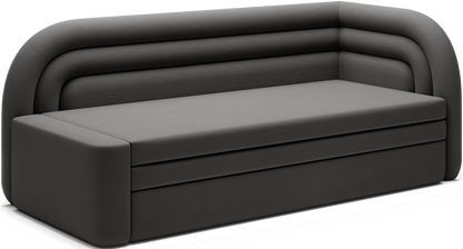 Fabillo Storage Sleeper Sofa - Dark Grey - Couch Potato