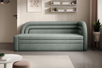 Fabillo Storage Sleeper Sofa - Moss Green - Couch Potato