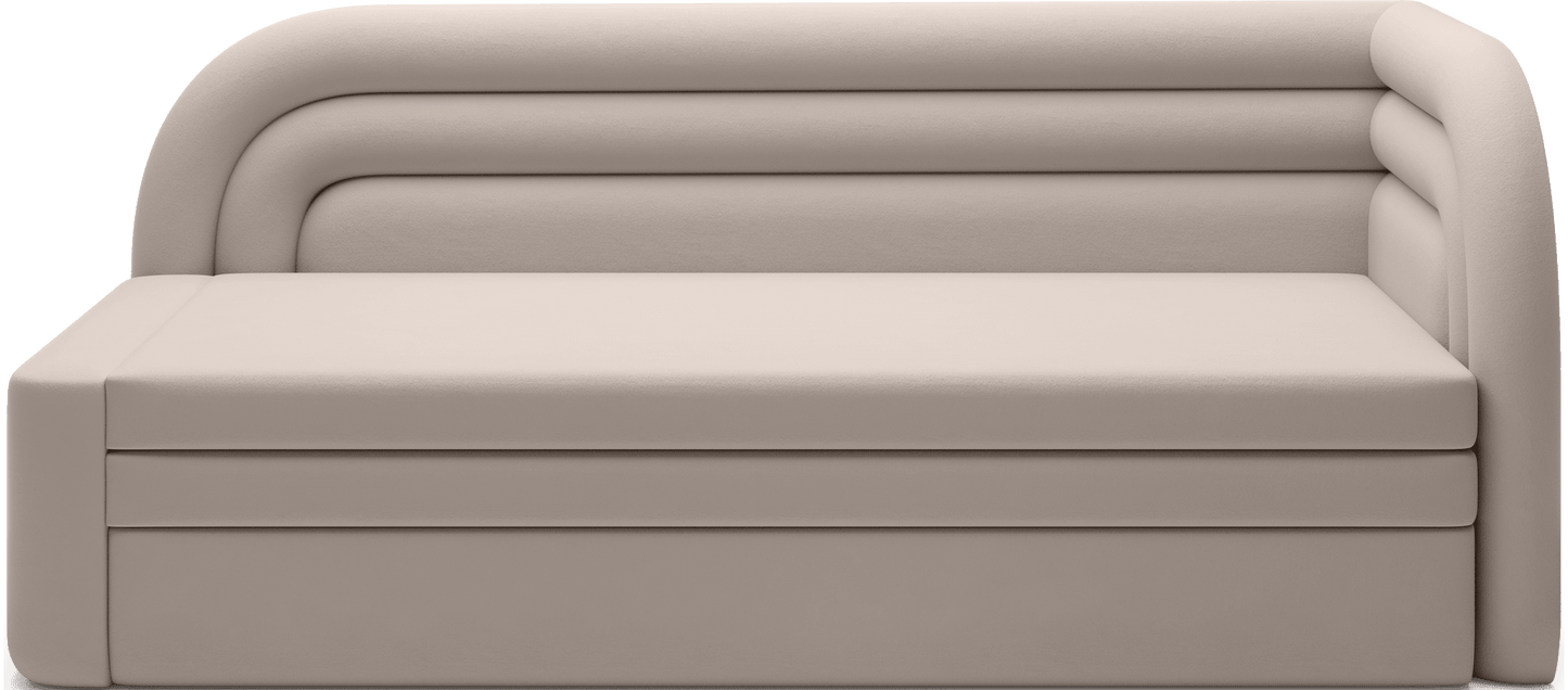 Fabillo Storage Sleeper Sofa - Beige - Couch Potato