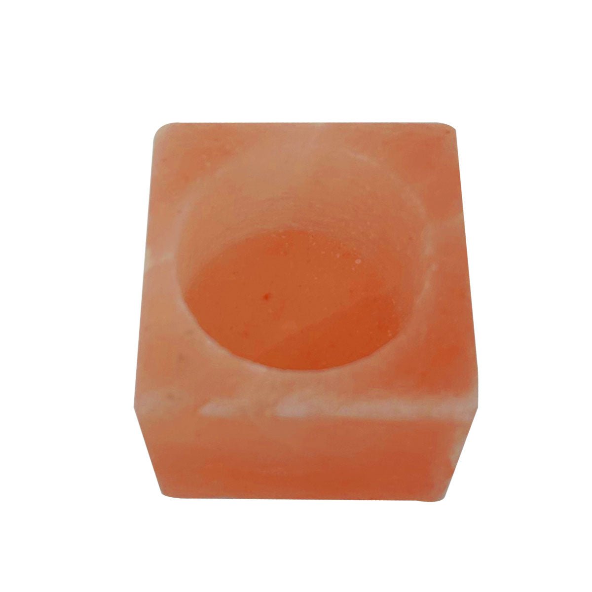 Himalayan Pink Salt Tea Light Holder by Pride of India – Salt Candle Holder – Room Décor Item – Great for Creating an Ambiance – Ideal for Home & Spa Uses – Natural Shape - Couch Potato