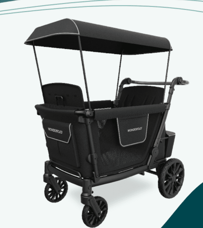 2026 Wonderfold L4 Quad Stroller Wagon - Couch Potato