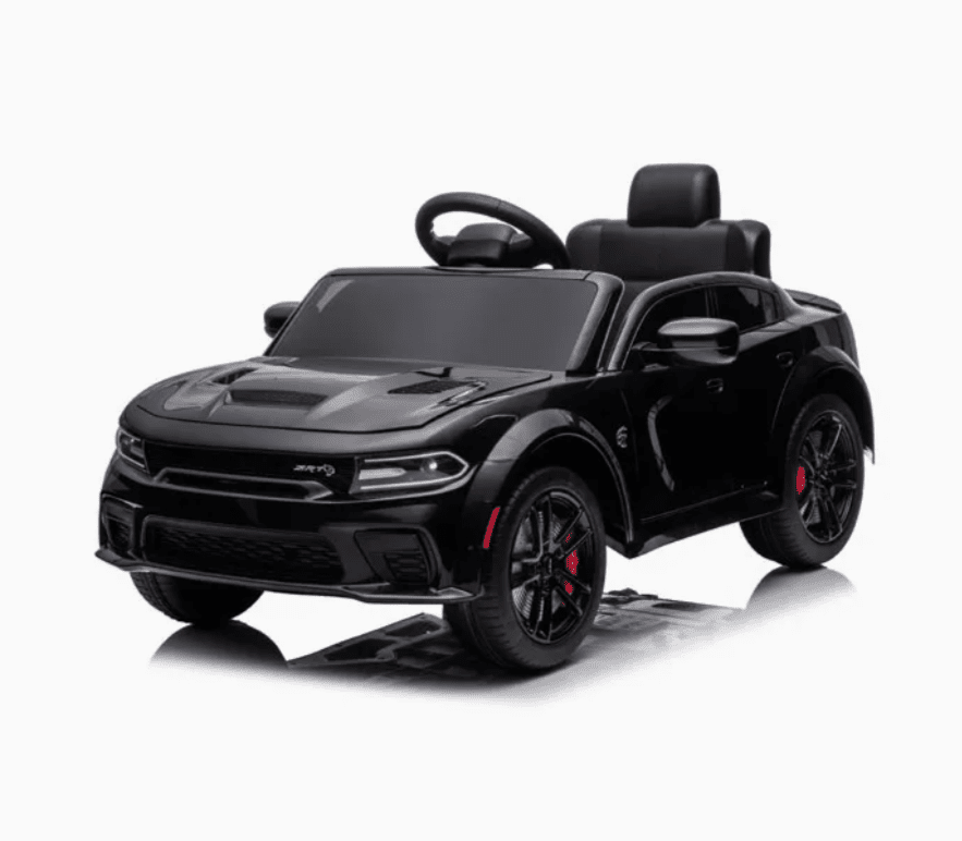 2026 Dodge Charger SRT Hellcat 12V Kids Ride On Car with Remote Control - Couch Potato