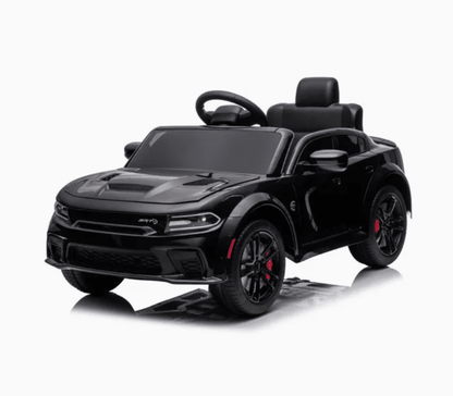 2026 Dodge Charger SRT Hellcat 12V Kids Ride On Car with Remote Control - Couch Potato