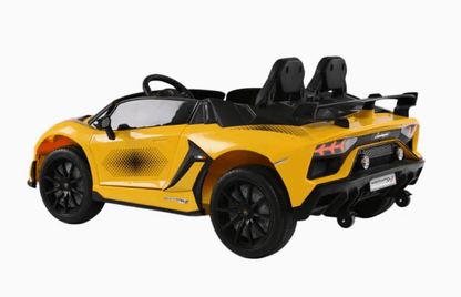 2026 Lamborghini Aventador SVJ 24V XL 2 Seater Kids Ride On Car with Remote Control - Couch Potato