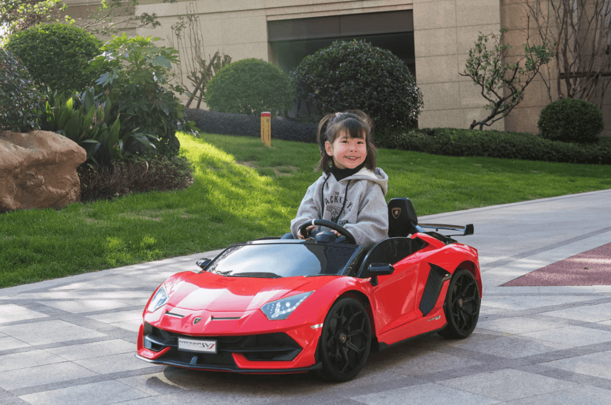 2026 Lamborghini Aventador SVJ 24V XL 2 Seater Kids Ride On Car with Remote Control - Couch Potato