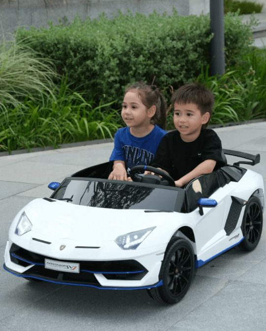 2026 Lamborghini Aventador SVJ 24V XL 2 Seater Kids Ride On Car with Remote Control - Couch Potato