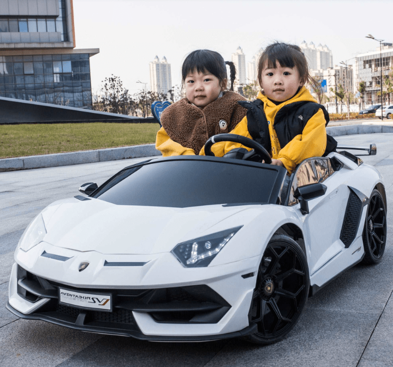 2026 Lamborghini Aventador SVJ 24V XL 2 Seater Kids Ride On Car with Remote Control - Couch Potato