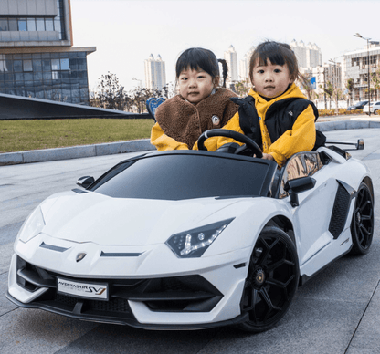 2026 Lamborghini Aventador SVJ 24V XL 2 Seater Kids Ride On Car with Remote Control - Couch Potato