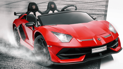 2026 Lamborghini Aventador SVJ 24V XL 2 Seater Kids Ride On Car with Remote Control - Couch Potato