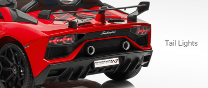 2026 Lamborghini Aventador SVJ 24V XL 2 Seater Kids Ride On Car with Remote Control - Couch Potato