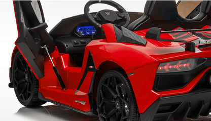 2026 Lamborghini Aventador SVJ 24V XL 2 Seater Kids Ride On Car with Remote Control - Couch Potato
