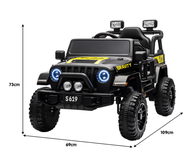 2026 12V Jeep Style Kids Ride On Car with Remote Control - Couch Potato