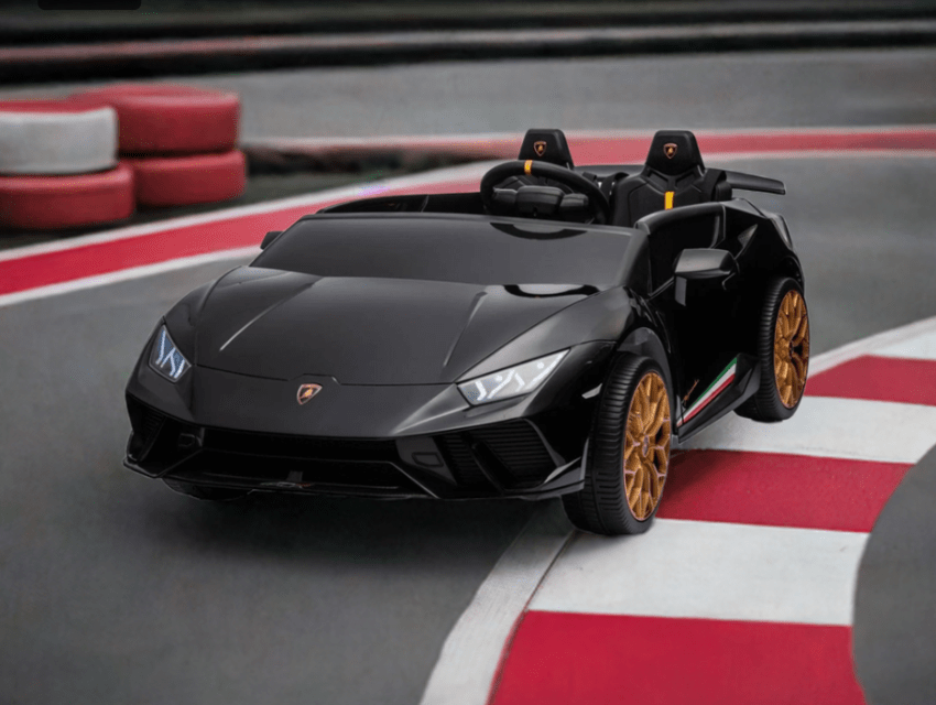 2026 Lamborghini Huracan 24V 2 Seater DELUXE Kids Ride On Car with Remote Control - Couch Potato