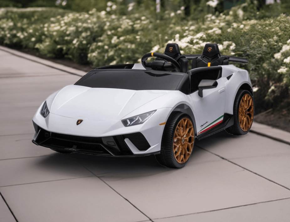 2026 Lamborghini Huracan 24V 2 Seater DELUXE Kids Ride On Car with Remote Control - Couch Potato