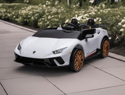 2026 Lamborghini Huracan 24V 2 Seater DELUXE Kids Ride On Car with Remote Control - Couch Potato