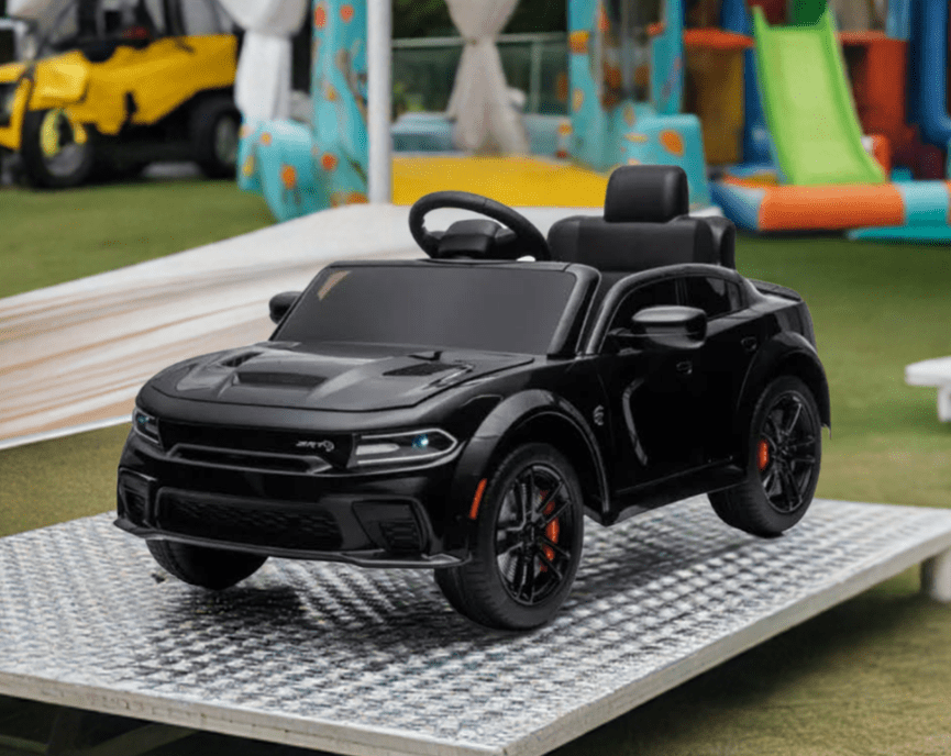 2026 Dodge Charger SRT Hellcat 12V Kids Ride On Car with Remote Control - Couch Potato