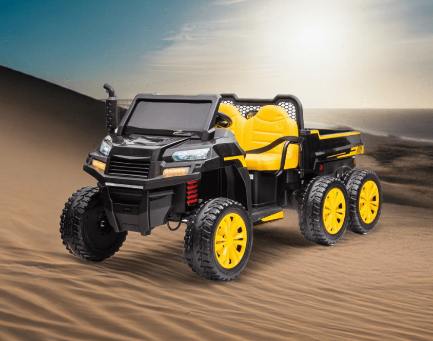 2026 6 WHEEL TRACTOR 24V 2 SEATER KIDS RIDE ON CAR WITH REMOTE CONTROL - Couch Potato