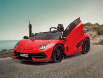 2026 Lamborghini Aventador SVJ 24V XL 2 Seater Kids Ride On Car with Remote Control - Couch Potato