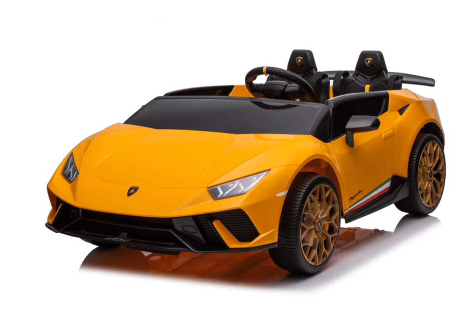 2026 Lamborghini Huracan 24V 2 Seater DELUXE Kids Ride On Car with Remote Control - Couch Potato
