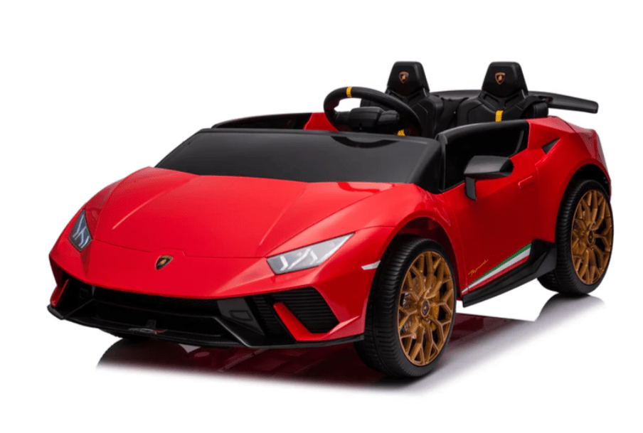 2026 Lamborghini Huracan 24V 2 Seater DELUXE Kids Ride On Car with Remote Control - Couch Potato