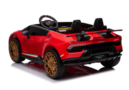 2026 Lamborghini Huracan 24V 2 Seater DELUXE Kids Ride On Car with Remote Control - Couch Potato