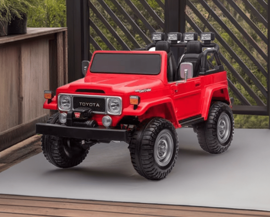 2026 24V Toyota FJ - 40 2 Seater Kids Ride On Car with Remote Control DELUXE - Couch Potato