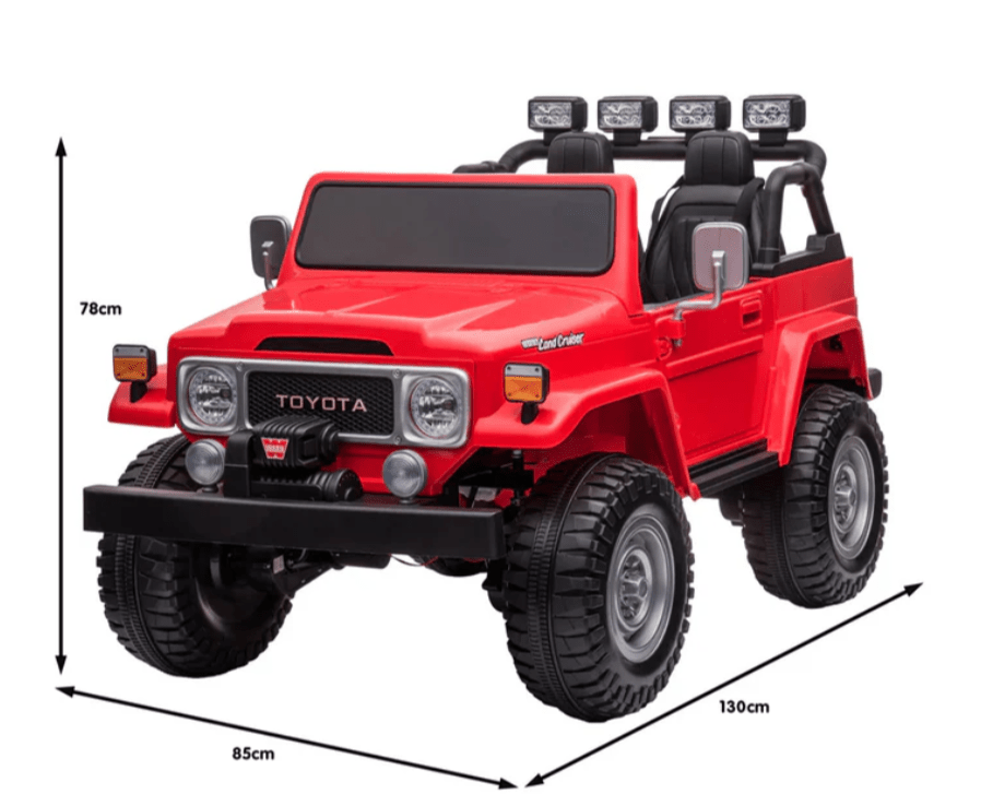 2026 24V Toyota FJ - 40 2 Seater Kids Ride On Car with Remote Control DELUXE - Couch Potato