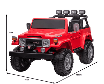 2026 24V Toyota FJ - 40 2 Seater Kids Ride On Car with Remote Control DELUXE - Couch Potato